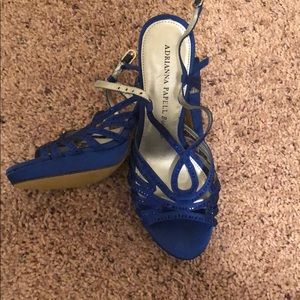 Royal blue heels
